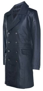 Mens Cowhide Leather Peacoat-Cordoba