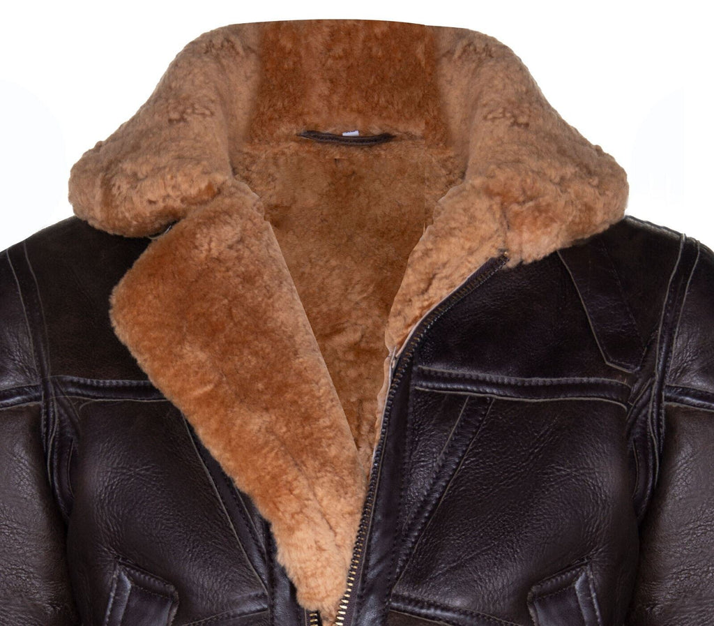Womens RAF Sheepskin Flying Jacket-Albany