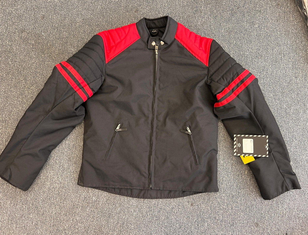 Fight Club Mayhem Black and Red Textile Jacket Large