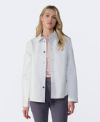 Frankie Leather Shirt Jacket