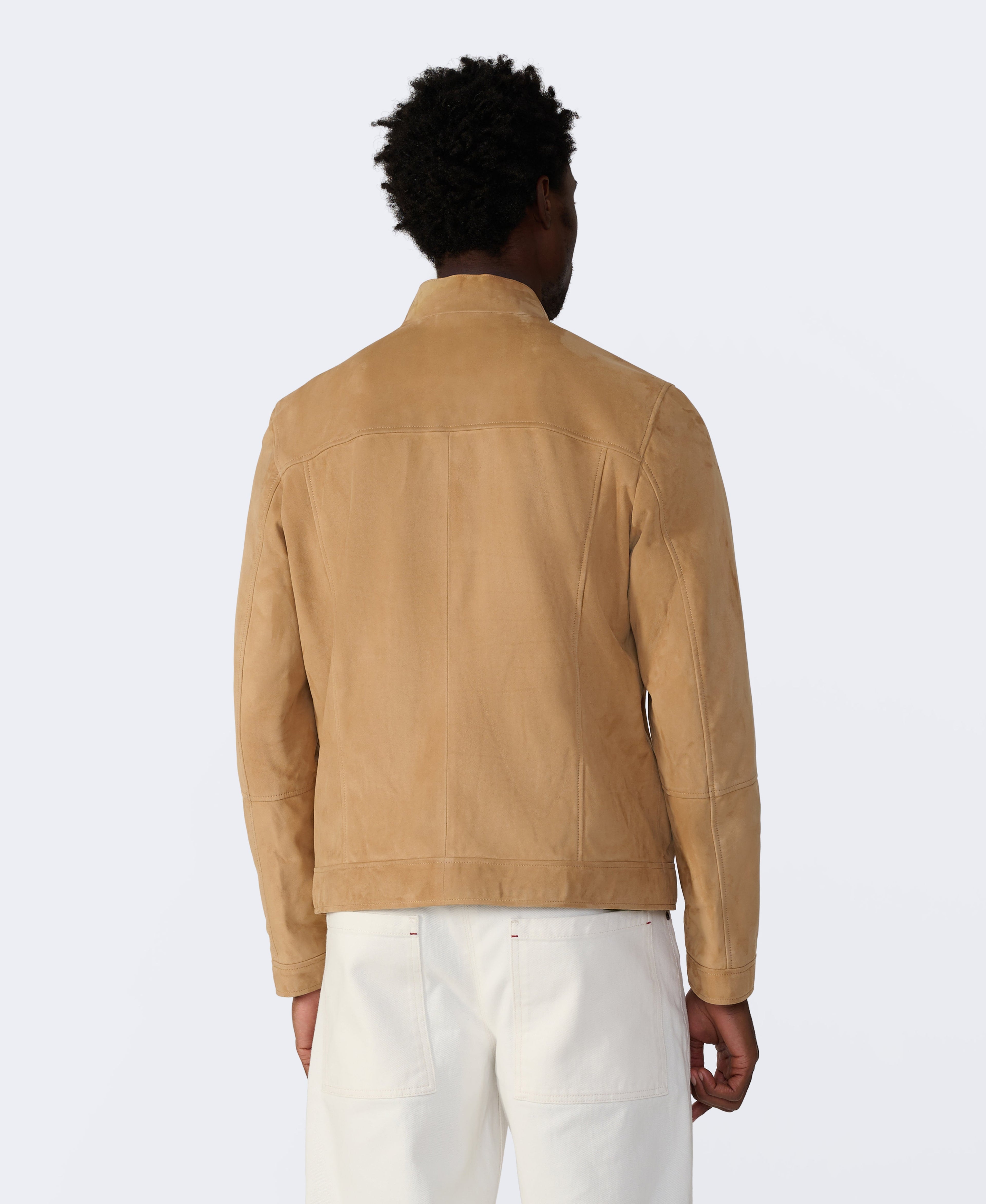 Monty Suede Bomber Jacket