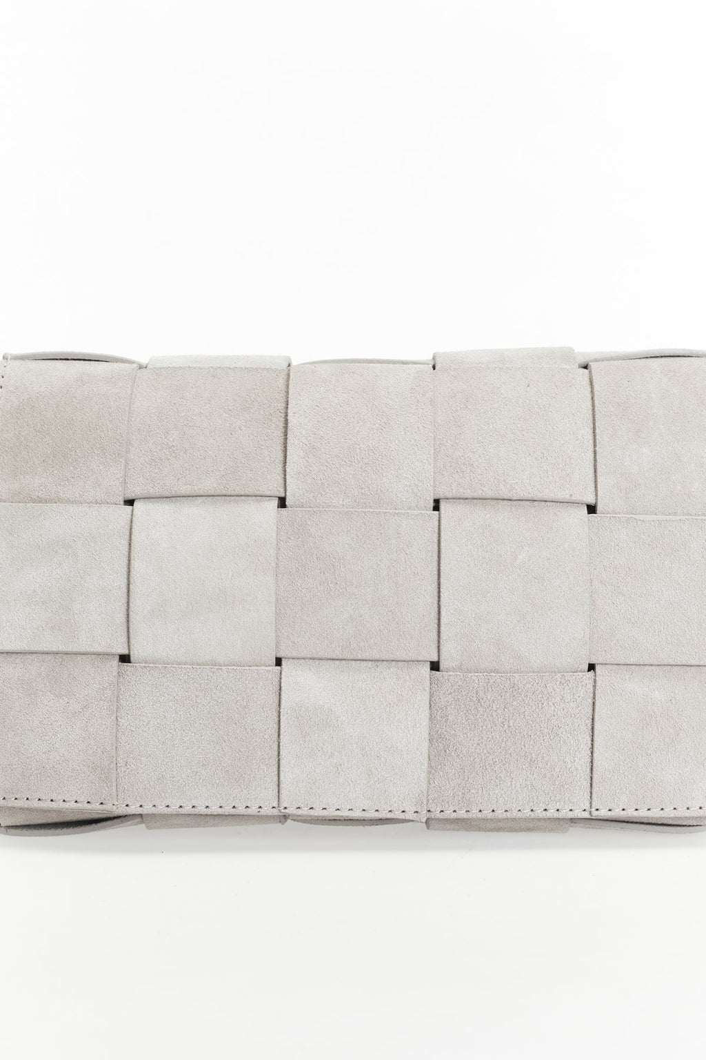 Hoxton Beige Woven Suede Handbag