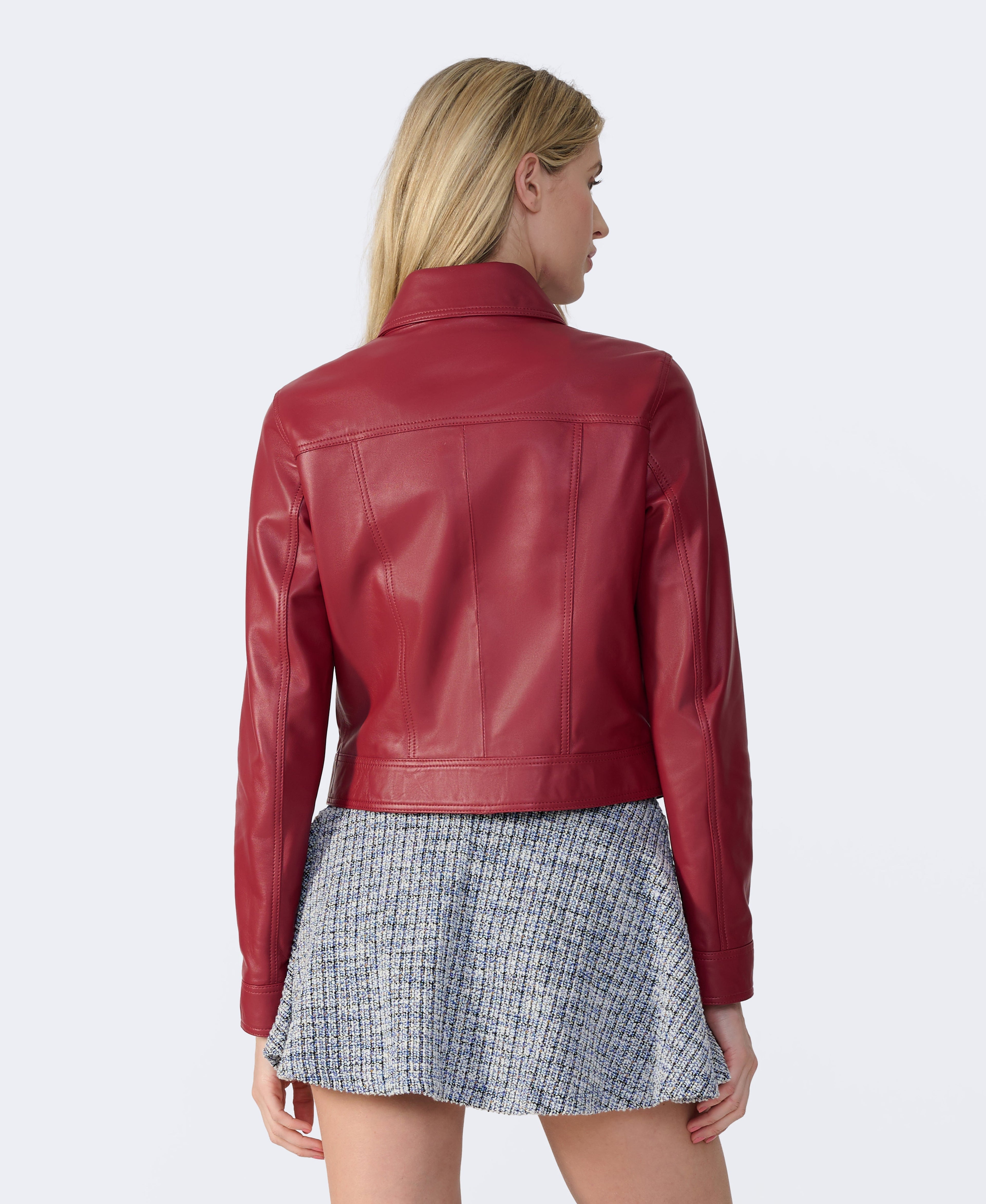Flora Leather Jacket