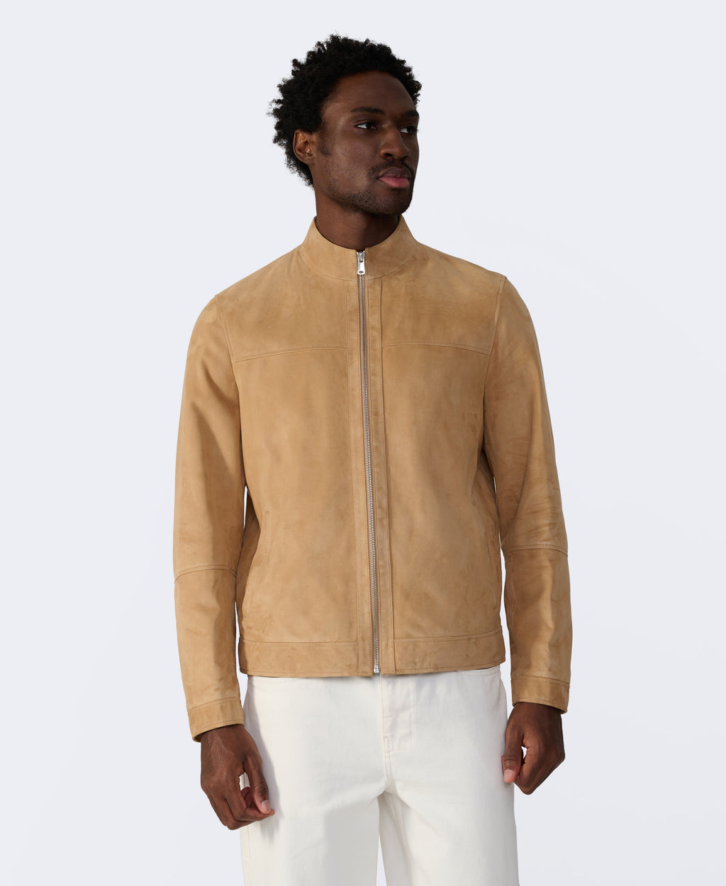 Monty Suede Bomber Jacket