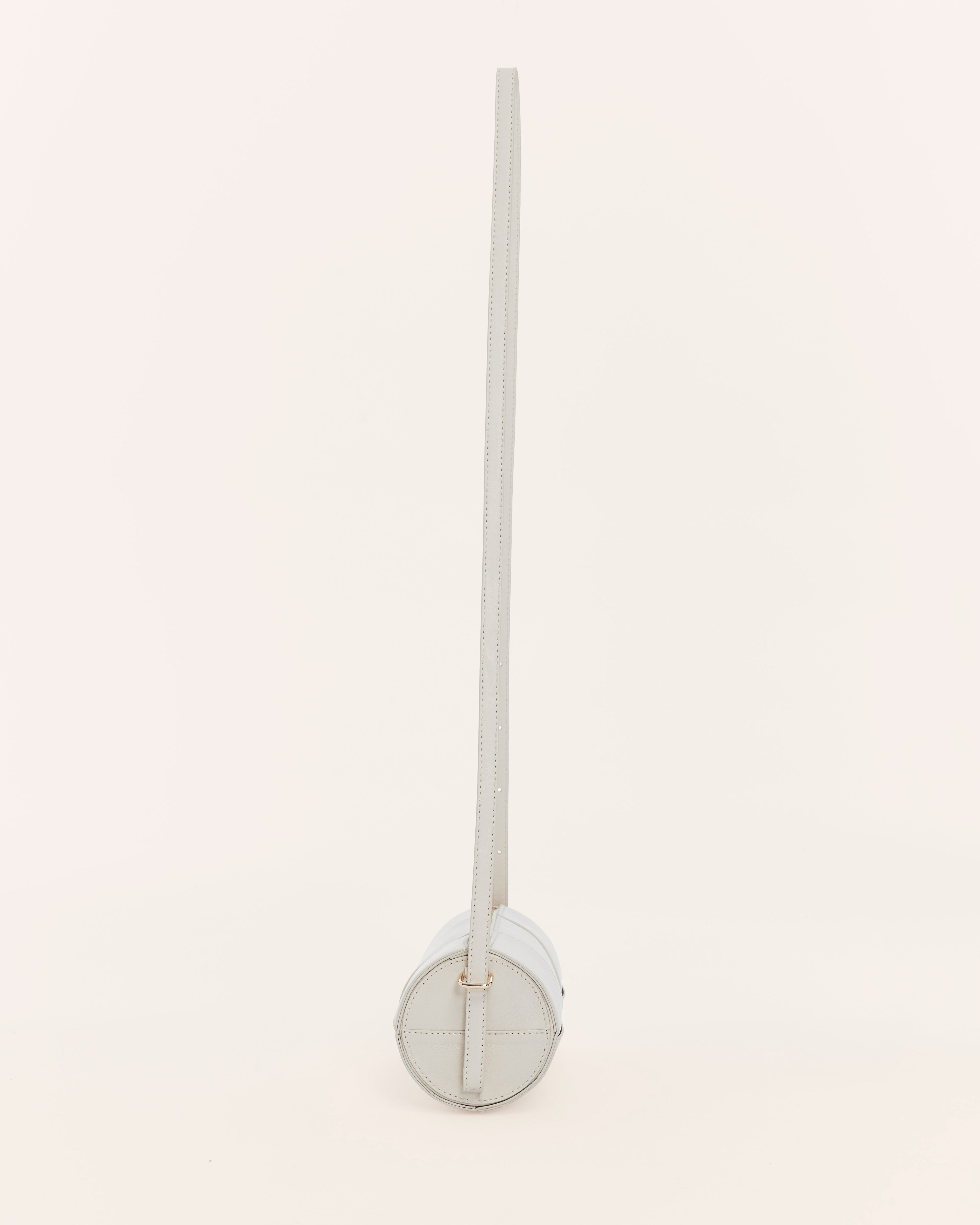 Harley Beige Woven Leather Handbag