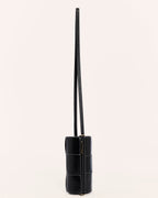 Harley Black Woven Leather Handbag