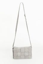 Hoxton Beige Woven Suede Handbag