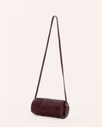 Harley Burgundy Woven Leather Handbag