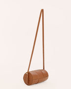 Harley Tan Woven Leather Handbag