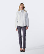 Frankie Leather Shirt Jacket