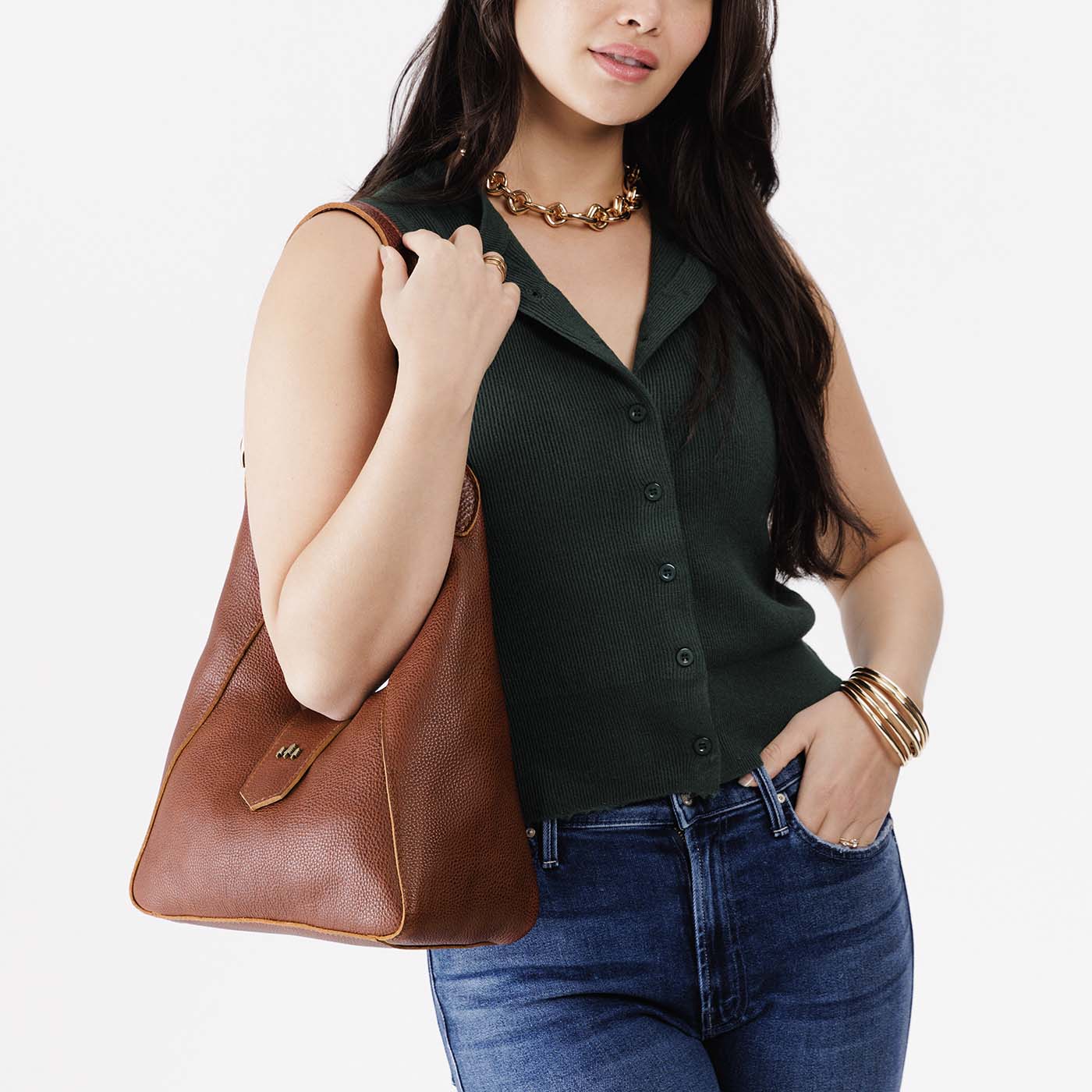 'Almost Perfect' Flora Shoulder Bag