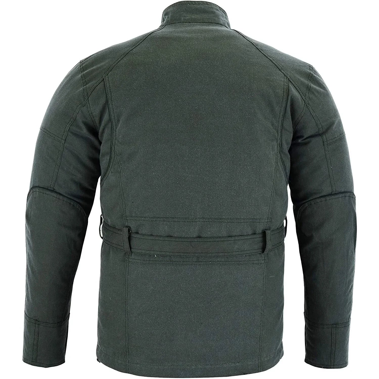 Gallanto Wax Cotton Armoured Motorcycle Motorbike Jacket Waterproof