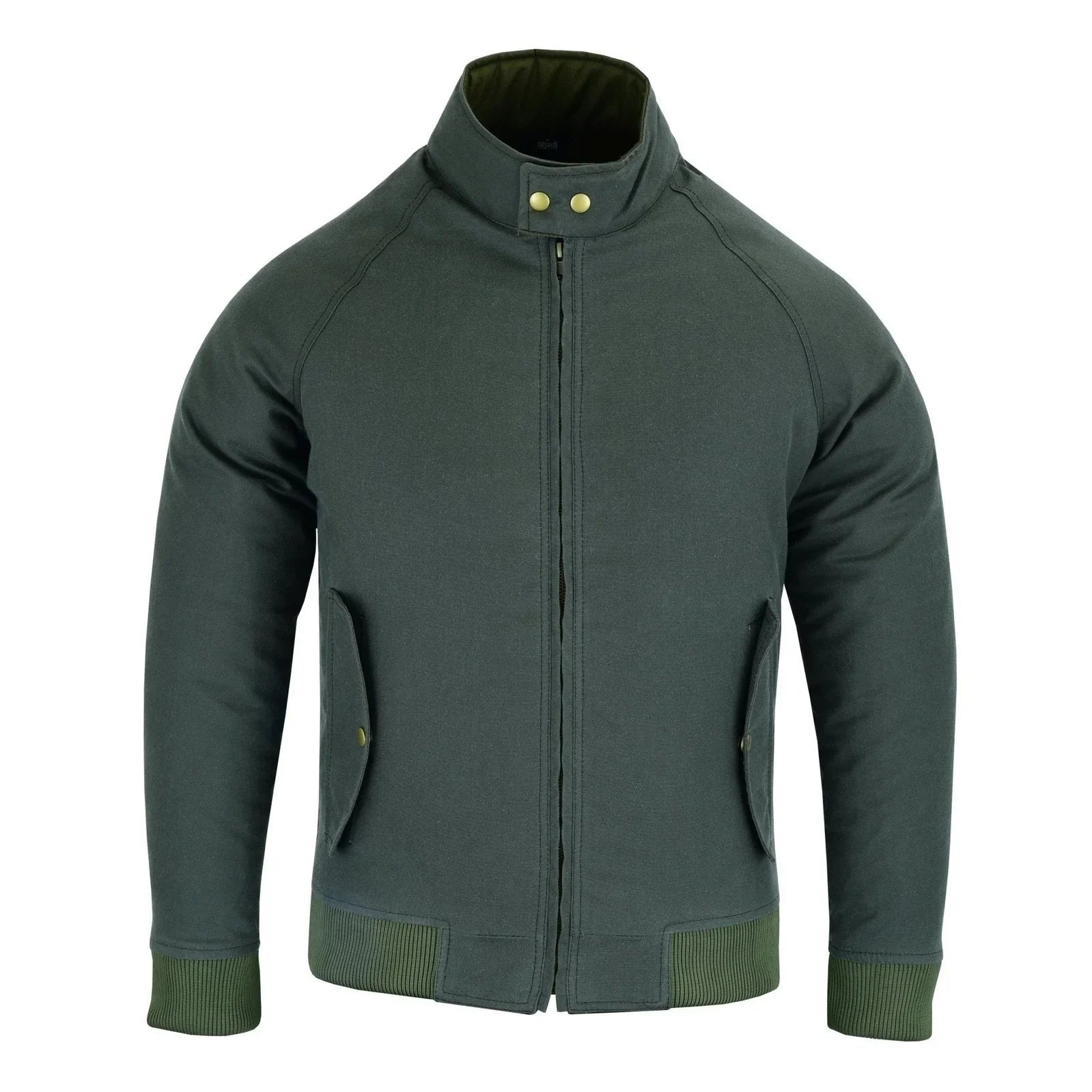 Gallanto Wax Cotton Armoured Bomber Jacket Waterproof Biker Motorcycle