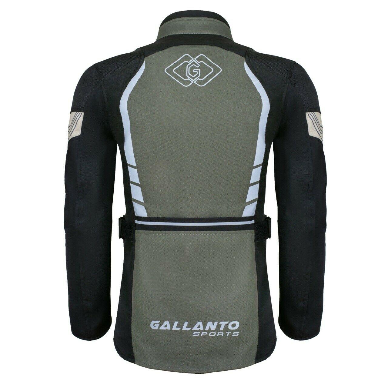 Grey and Black Ladies  Fabric Biker Jacket Armoured