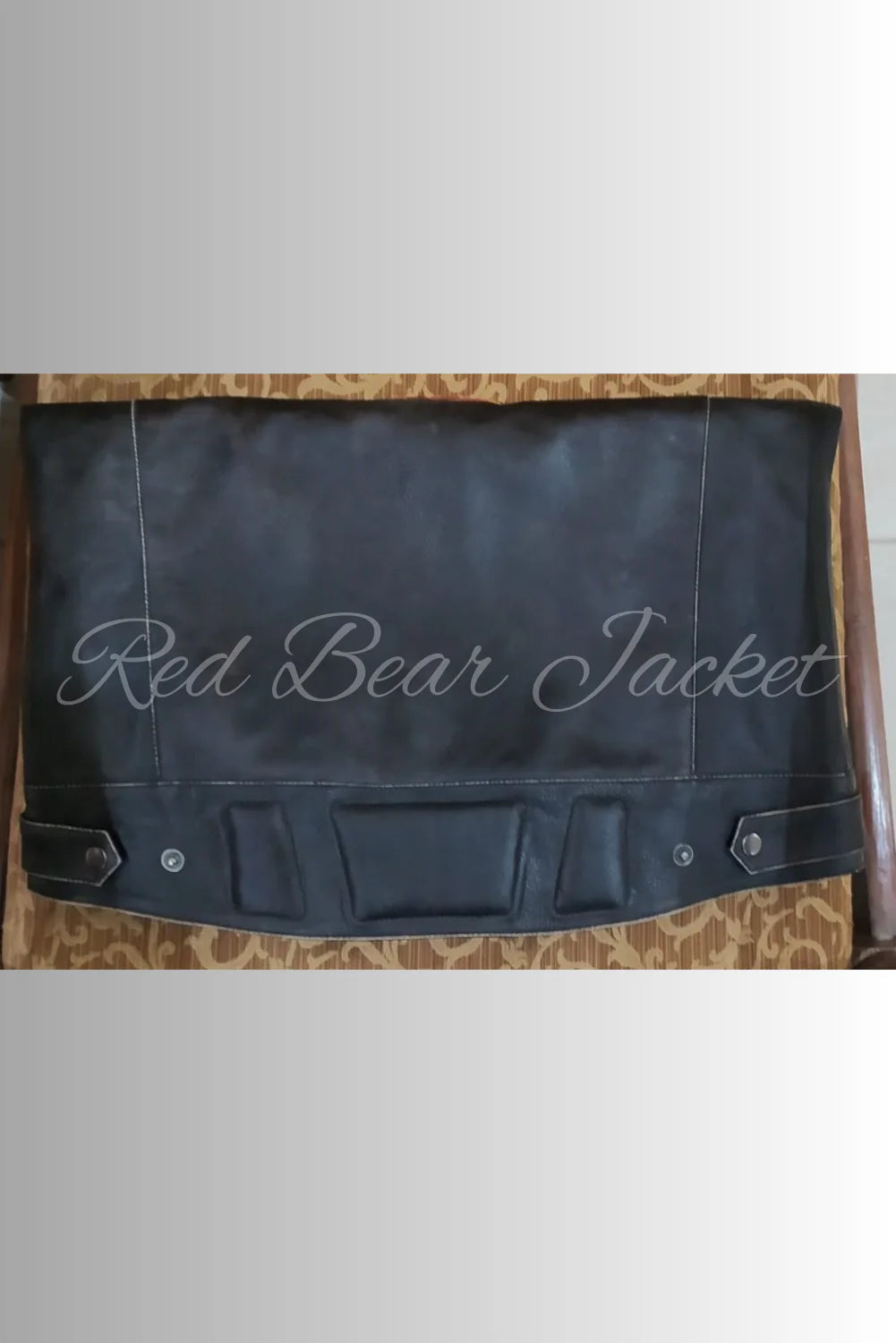 Men's Handmade Distressed HD Motorcycle Leather Vest With Orange Embroidered Patches | Men Harley Davidson Triple Vent Passing Link Leather Vest