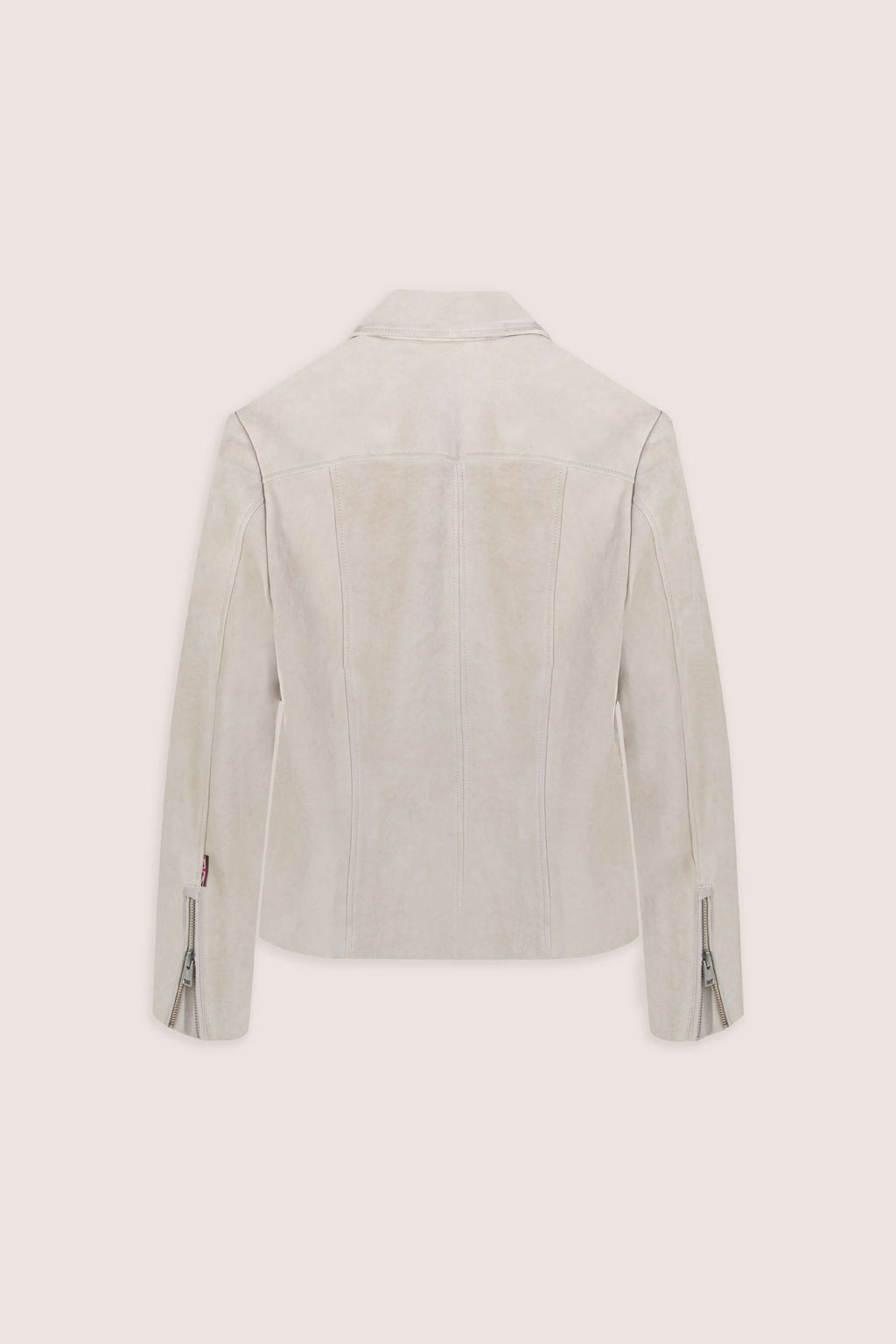Hendrix: Sandstone Suede Leather Jacket