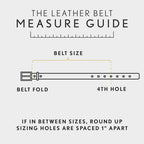 Men's True North Leather Belt