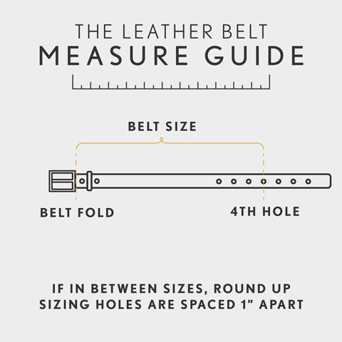 Men's True North Leather Belt