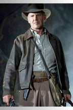 Raiders of Lost Ark Leather Jacket in Distressed Vintage Brown Sheepskin Indiana Jones
