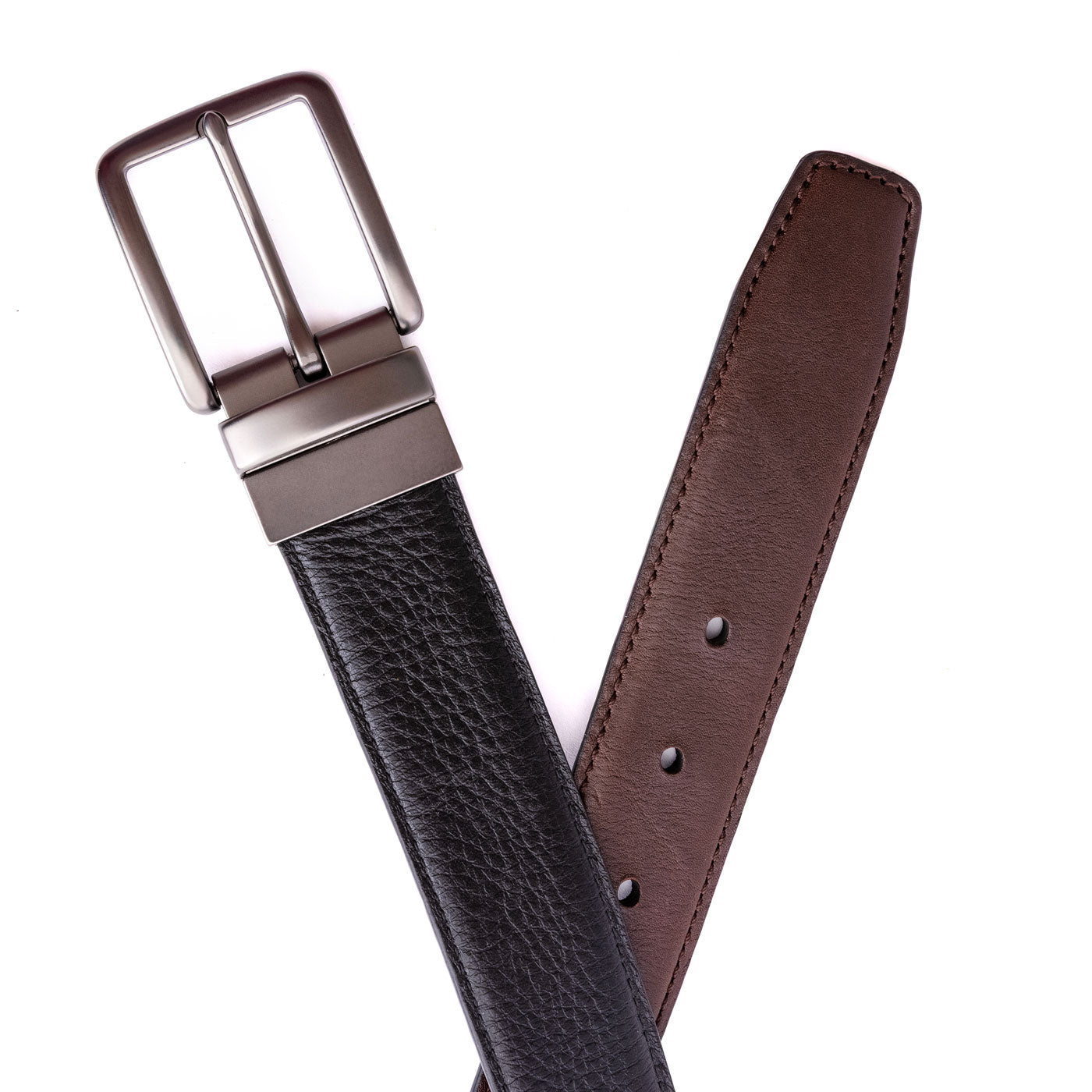 Men's Italian Reversible Leather Belt