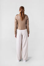 JAWS 3.0 SAND LEATHER JACKET TALL