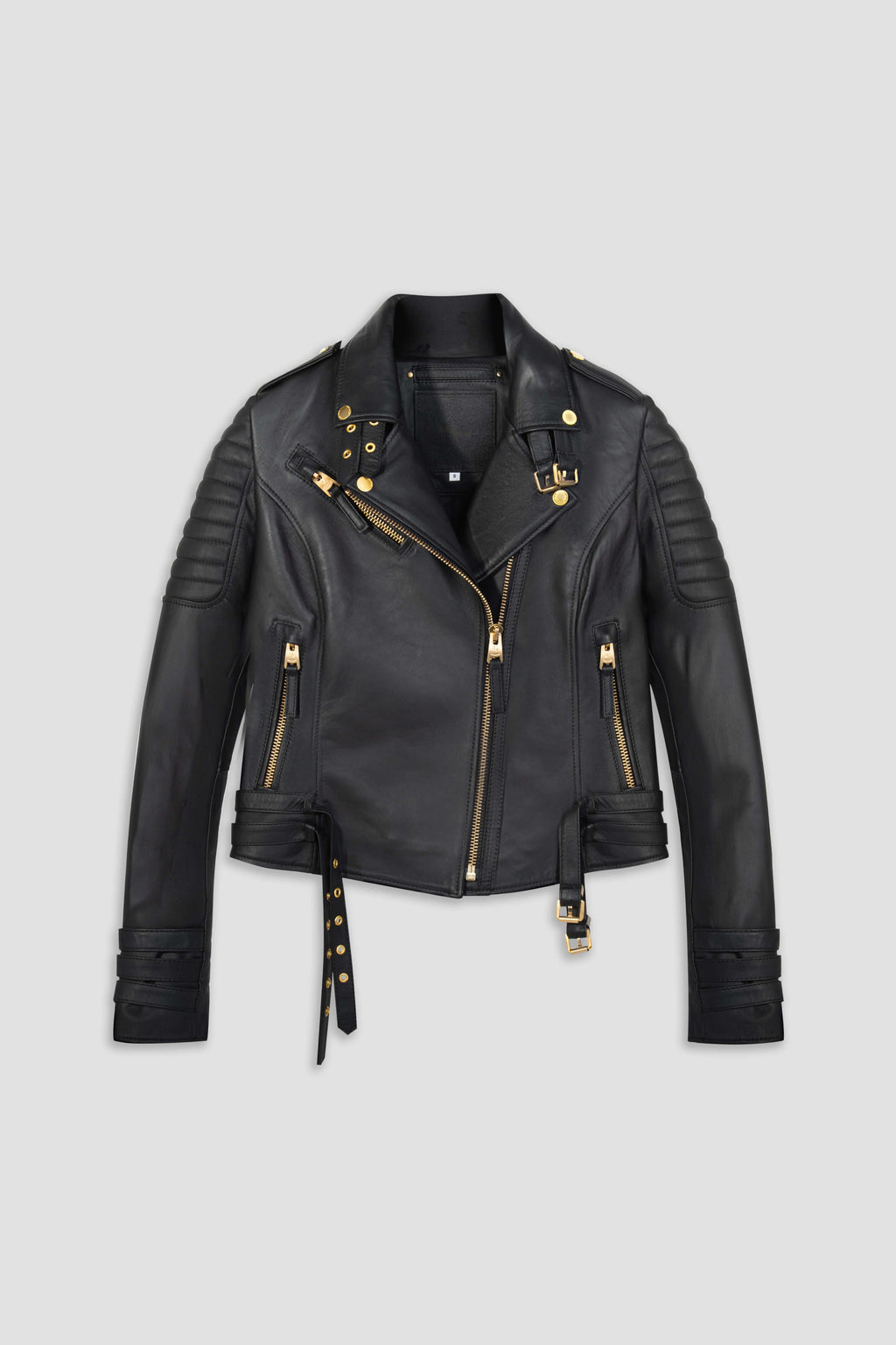 Jaws 3.0 Leather Jacket Tall Brushed Gold Hardware