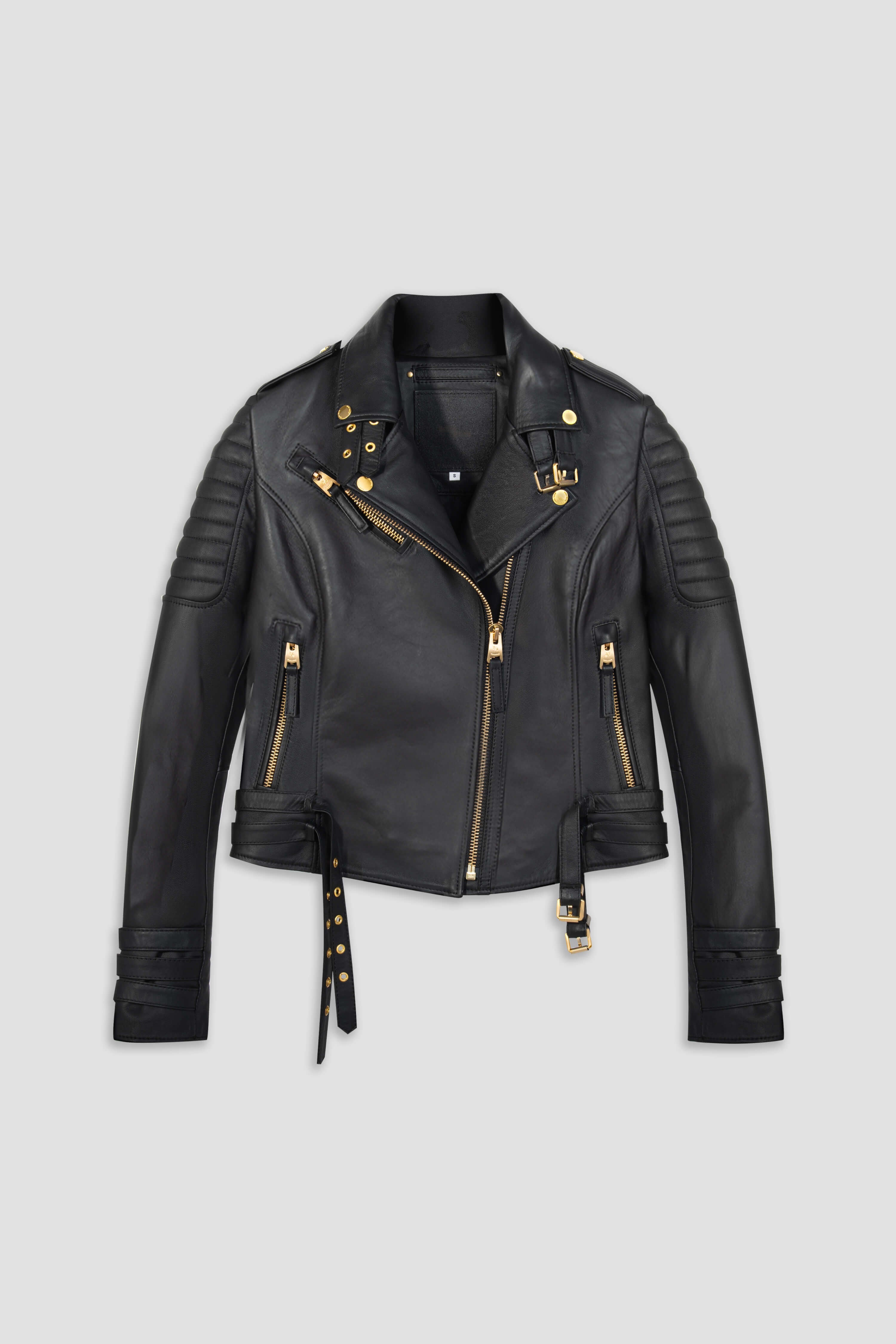 Jaws 3.0 Leather Jacket Tall Brushed Gold Hardware
