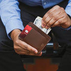 Jefferson Leather Slim ID Wallet | Elderwood