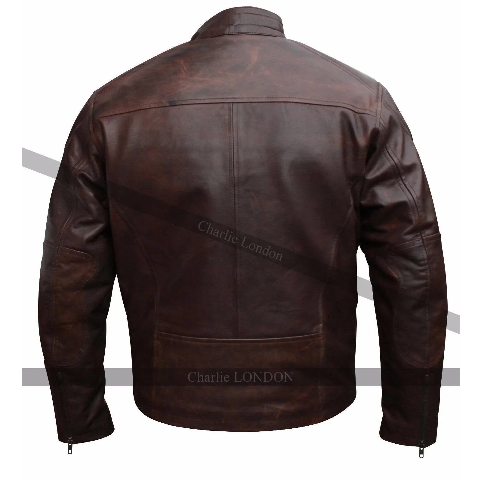 Kirk Motorcycle Star Trek Vintage Brown Leather Jacket