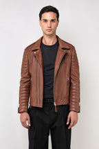 Kay Michaels 3.0: Retro Brown Leather Jacket (Man)
