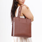 Large Lola Zipper Crossbody Tote
