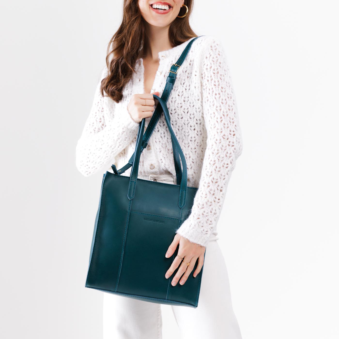 Large Lola Zipper Crossbody Tote