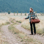 Limited Edition Roosevelt Leather Duffle Bag | Buffalo Grain