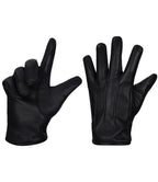 Men's Real Leather Black Gloves