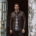 Driggs Leather Jacket | Brown