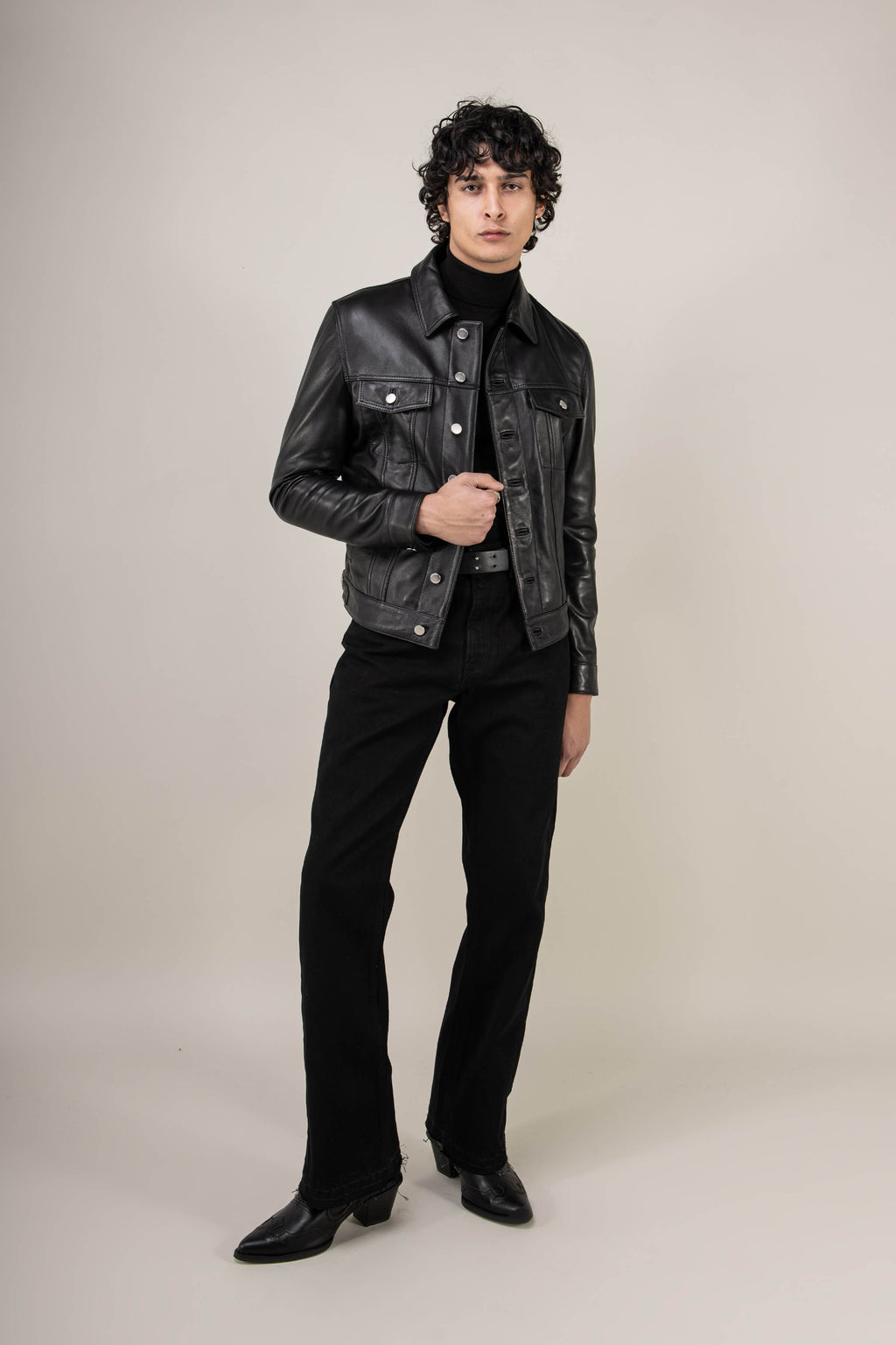 Leather Trucker Jacket
