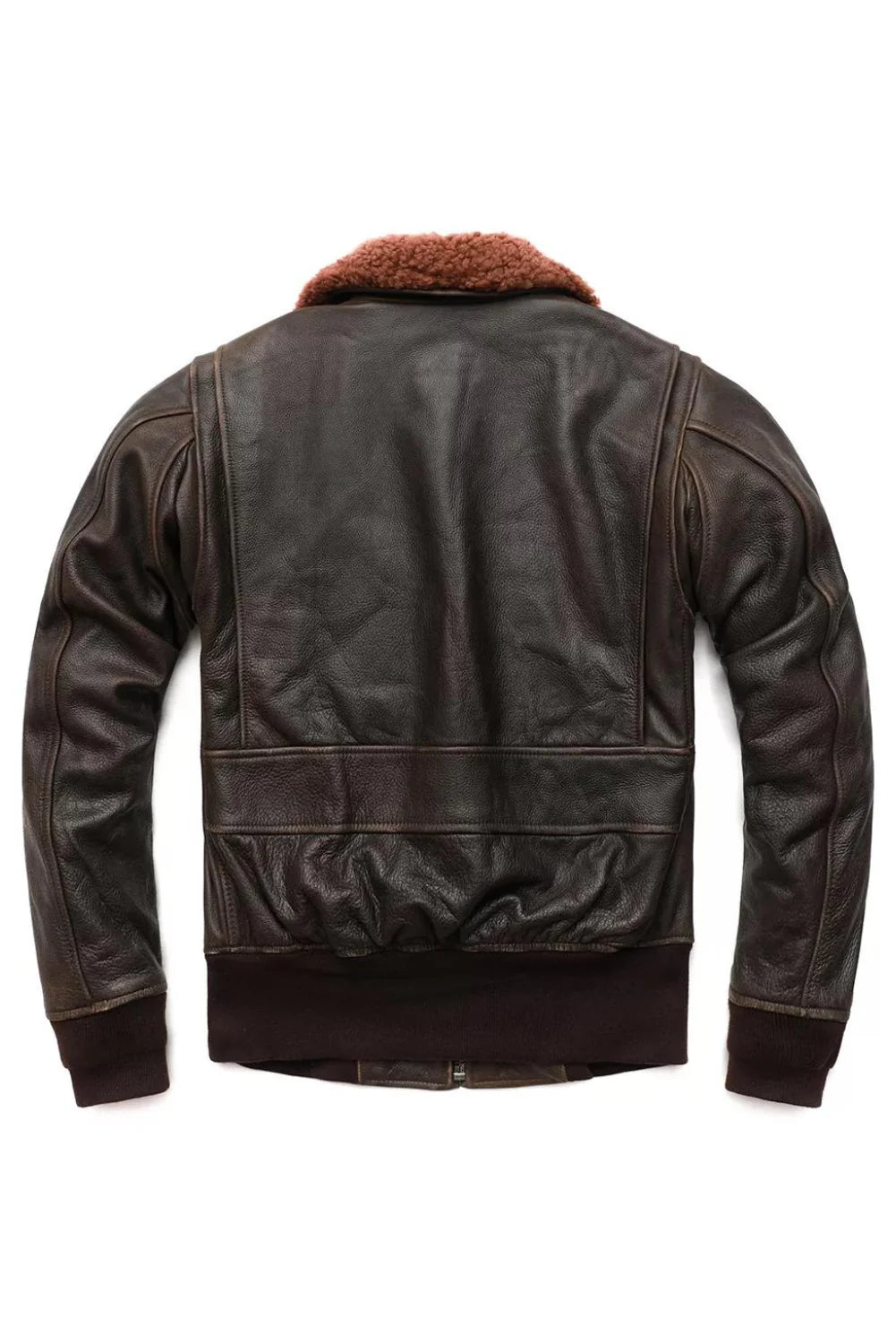 Airin G-1 Brown Leather Bomber Jacket