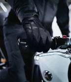 Men's Black Lined Leather Gloves