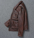 Dean Distressed Leather Jacket