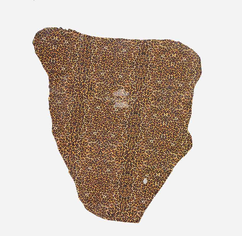 Premium Grade Leopard Print Sheep Leather Skin 6-7 SQ FT