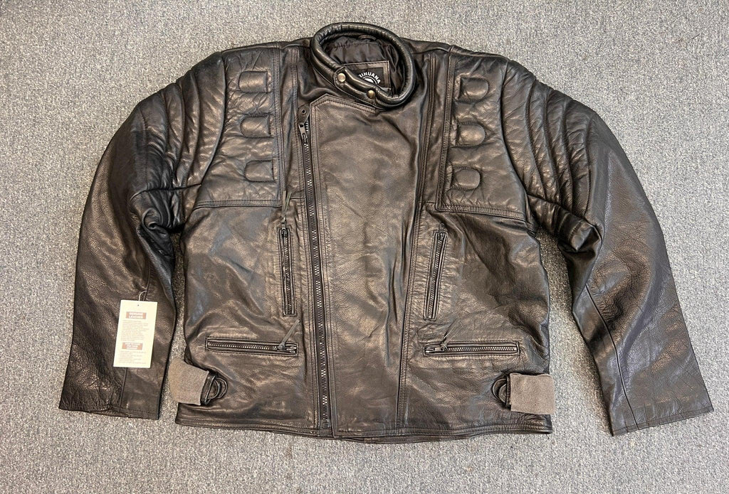 Limo Padded Biker Police Leather Armoured Jacket 50