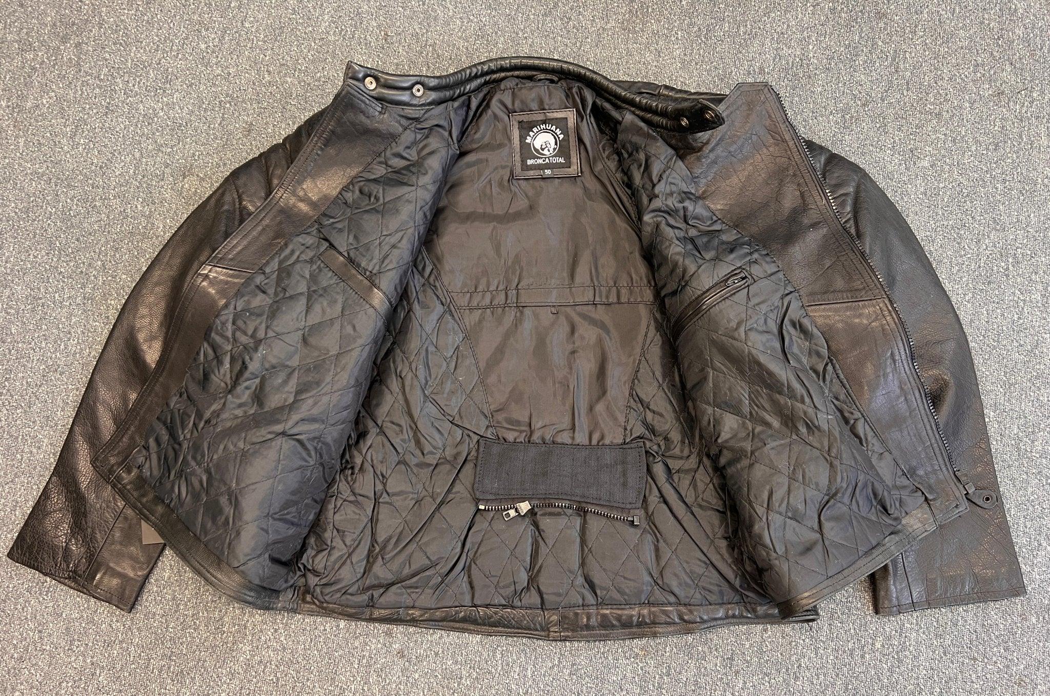 Limo Padded Biker Police Leather Armoured Jacket 50