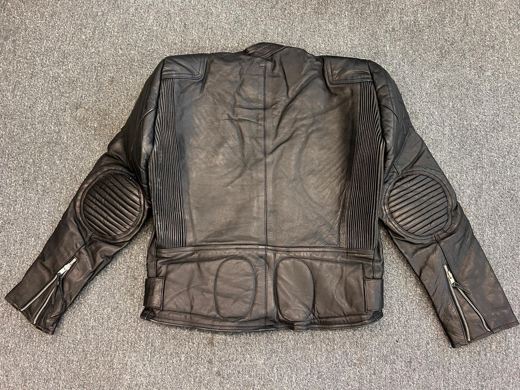 Limo Padded Biker Police Leather Armoured Jacket Small