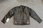 Limo Padded Biker Police Leather Armoured Jacket Small