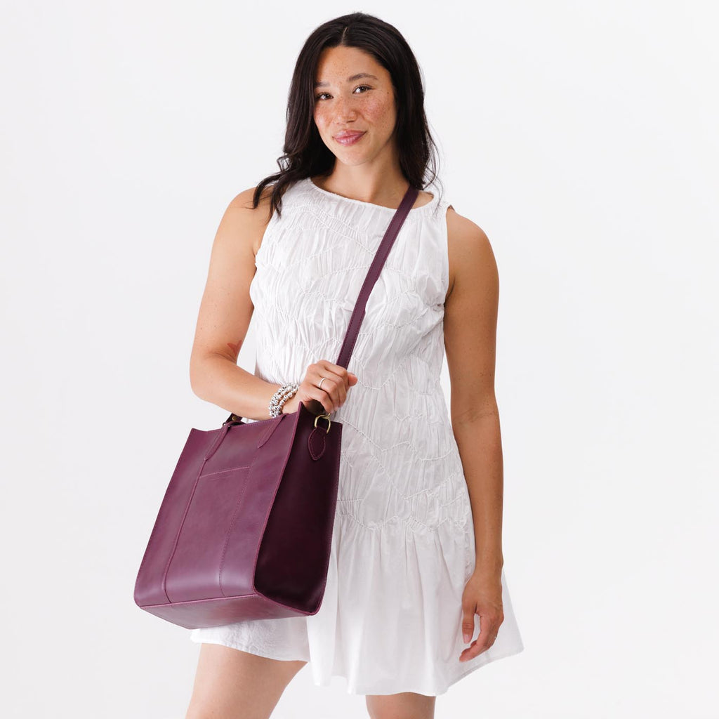 Large Lola Zipper Crossbody Tote