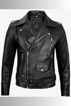 Marlon Brando Black Leather Biker Jacket