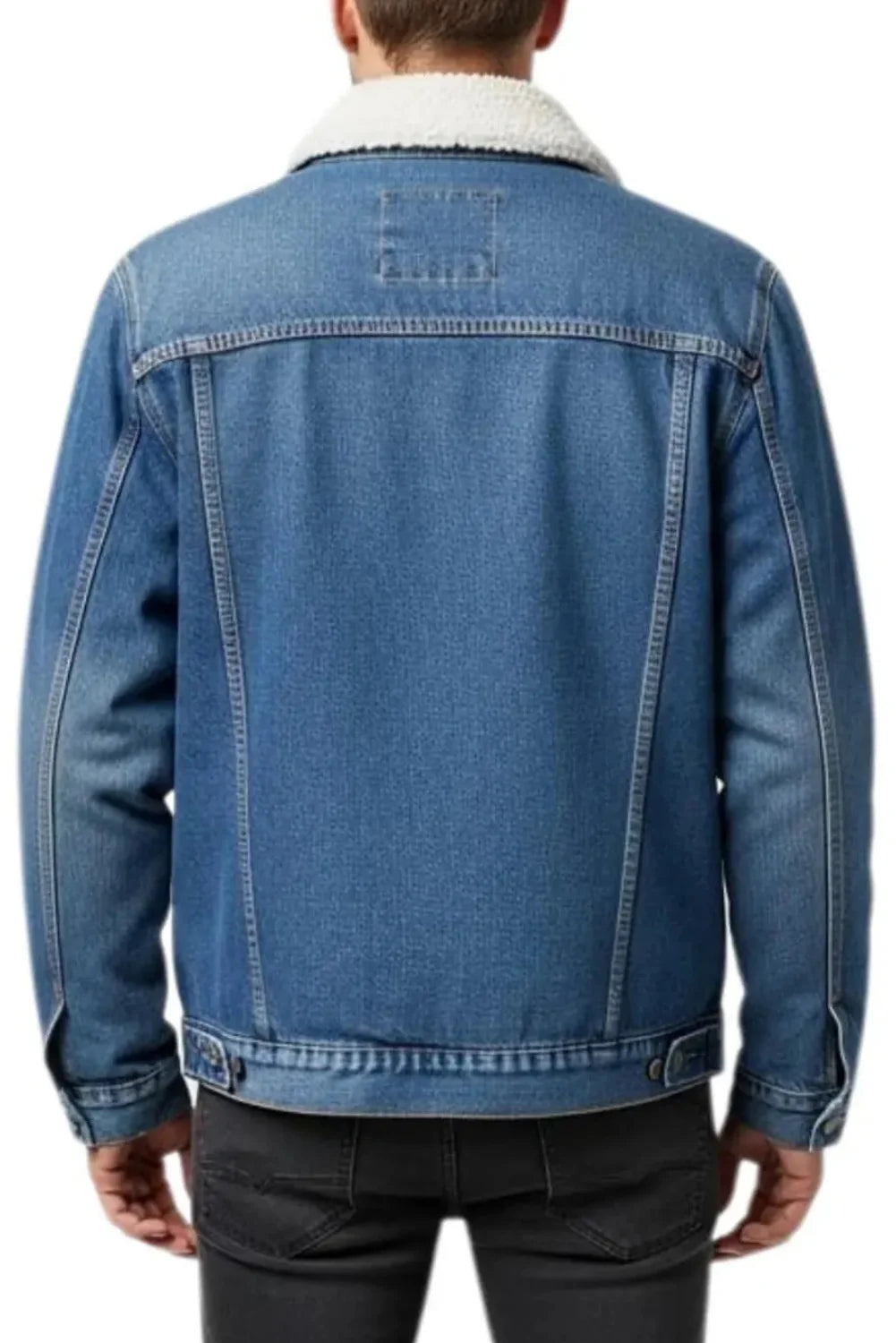 Ralph Denim Sherpa Trucker Jacket