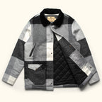 Ellis Wool Jacket | Gray Valley Plaid and Corduroy