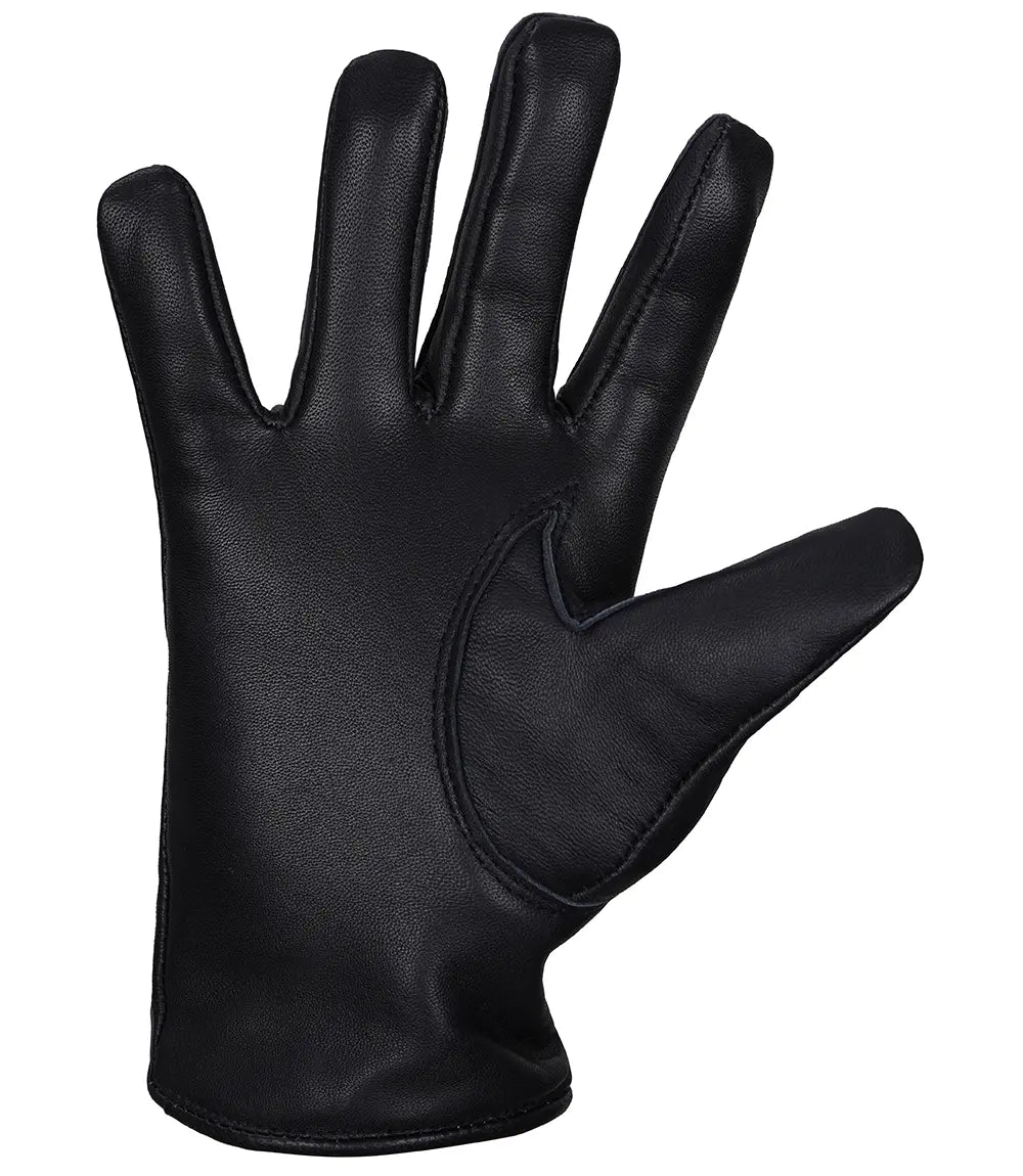 Men's Real Leather Black Gloves