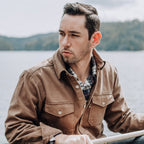 Gunner Cotton Twill Shirt Jac | Fox Den Brown